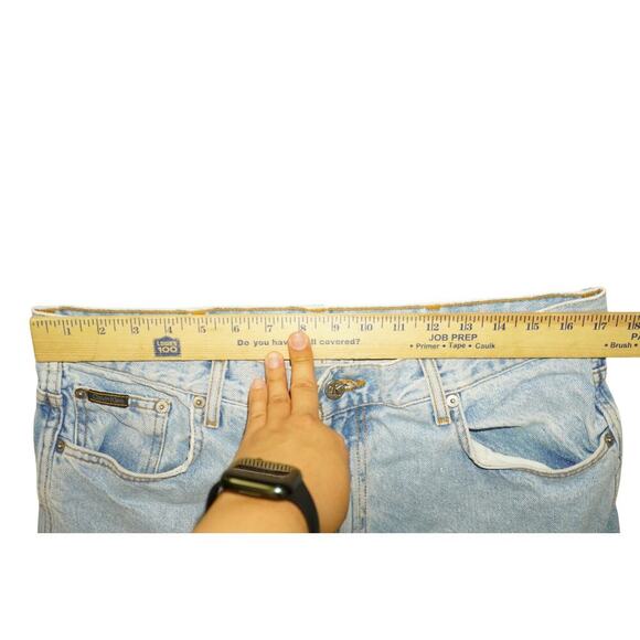 Vintage Calvin Klein CK Jeans Light Wash Cutoff Shorts Y2K Denim 90s USA - Picture 11 of 15